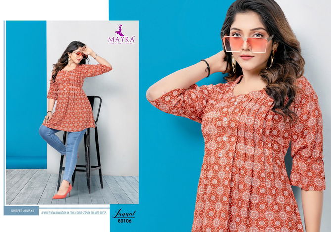 Jannat By Mayra 80103-80108 Western Ladies Top Catalog